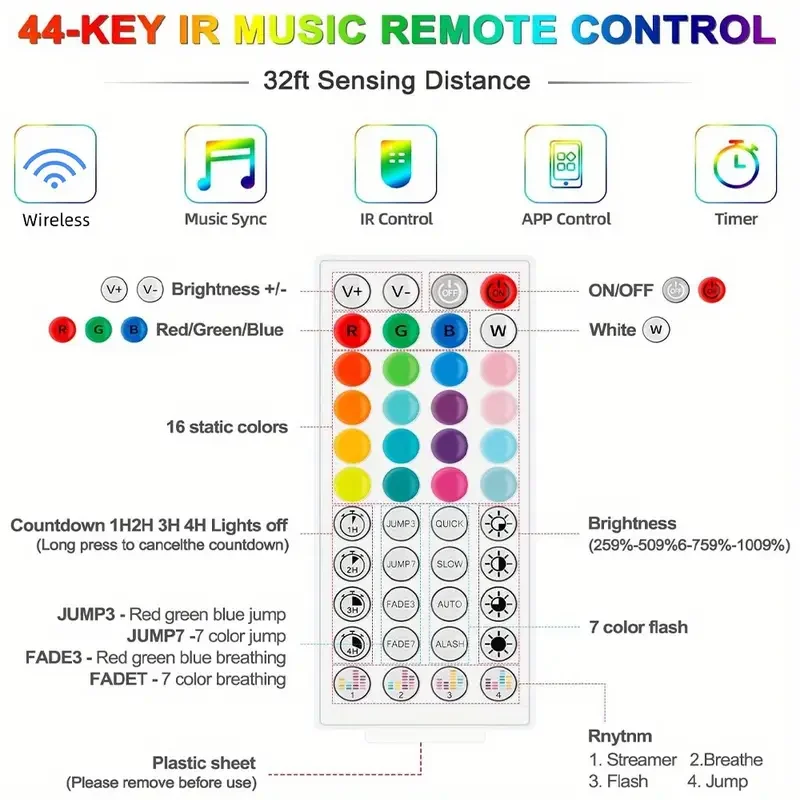 Color RGB 5050 LED Strip Bluetooth Tape Decor for Room LED 10m 15m 20m 30m PC TV Backlight Neon LED Lighting Cветодиодная лента