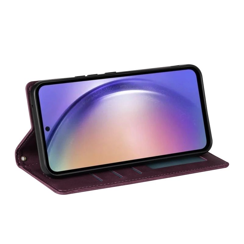 Wallet With Card Slot Flip Leather Case For Samsung Galaxy A05s A07 A13 A14 A15 A16 A17 A26 A34 A35 A36 A52 A53 A54 A55 A56 A71