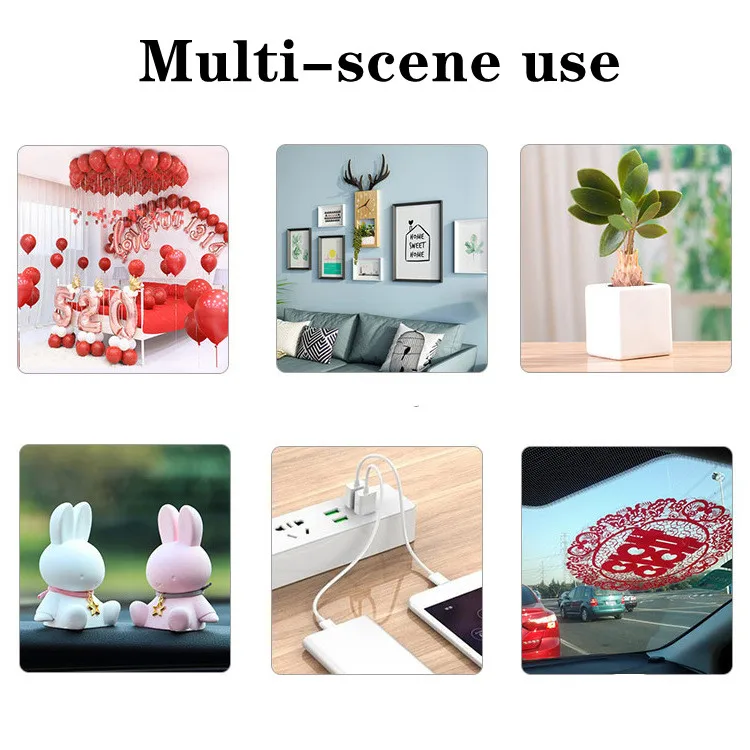 100pcs Round Double Sided Tape Adhesive Dots Fastener Strong Acrylic Sticker for DIY Scrapbooking Craft Production Fixing Pad