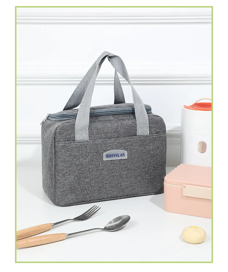 Lunch Bag with Shoulder Strap Handle Cooler Bag Women Portable Food Bag for Work Student Thermal Lunch Box Fridge Bag