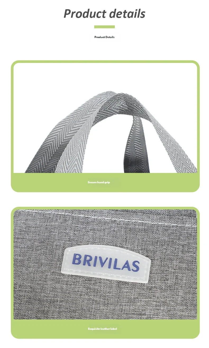 Lunch Bag with Shoulder Strap Handle Cooler Bag Women Portable Food Bag for Work Student Thermal Lunch Box Fridge Bag