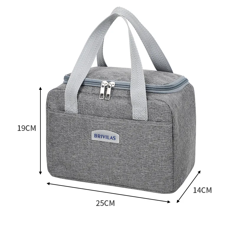 Lunch Bag with Shoulder Strap Handle Cooler Bag Women Portable Food Bag for Work Student Thermal Lunch Box Fridge Bag