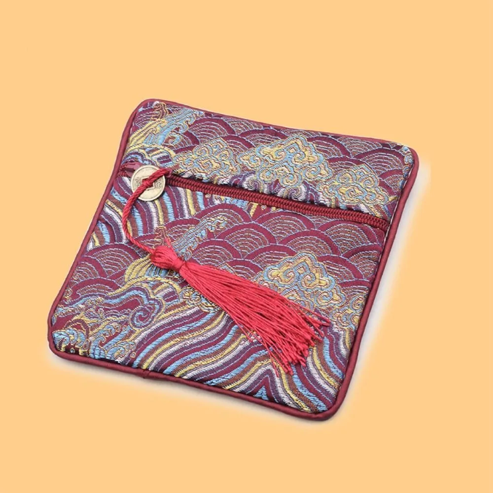 New Embroidery Silk Jewelry Organizer Exquisite Chinese Style Jewelry Storage Bag Brocade Pouch