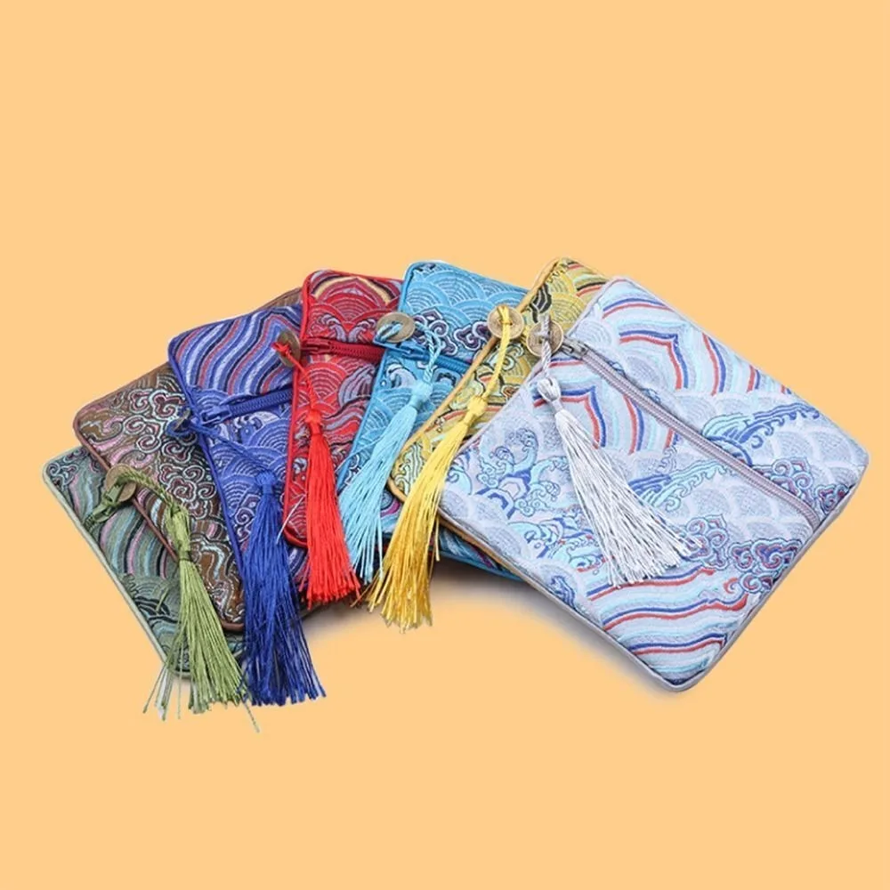 New Embroidery Silk Jewelry Organizer Exquisite Chinese Style Jewelry Storage Bag Brocade Pouch