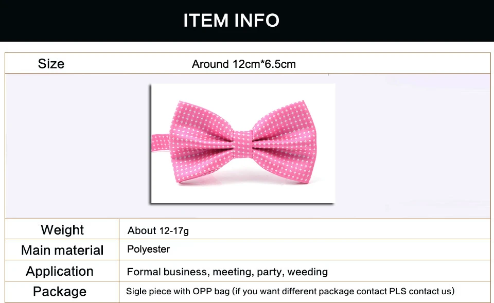 Dot Bowtie Dotted Men Bow Tie Polka Black White Blue Dots Mens Business Accessories Fashion Wedding Gravatas
