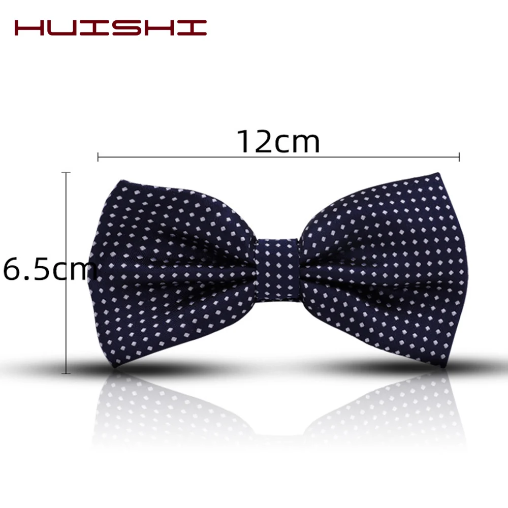Dot Bowtie Dotted Men Bow Tie Polka Black White Blue Dots Mens Business Accessories Fashion Wedding Gravatas