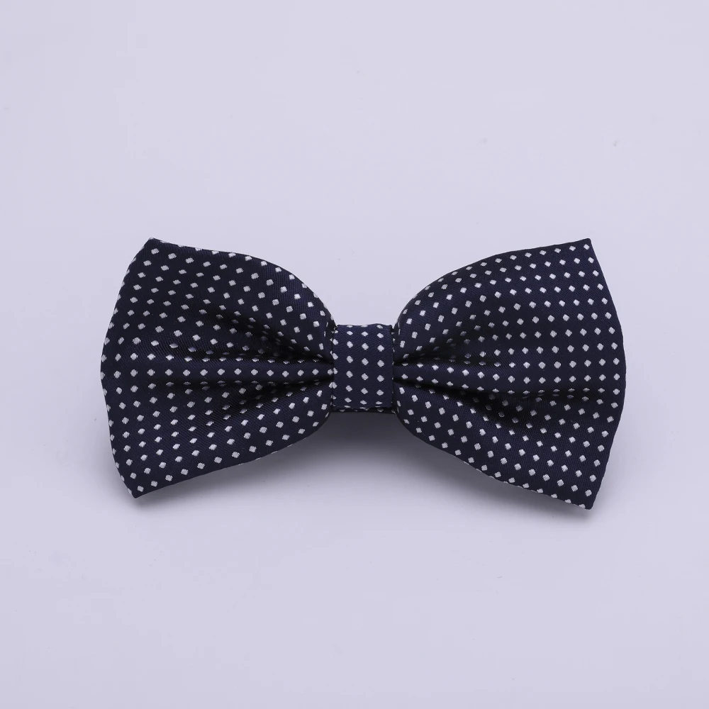 Dot Bowtie Dotted Men Bow Tie Polka Black White Blue Dots Mens Business Accessories Fashion Wedding Gravatas