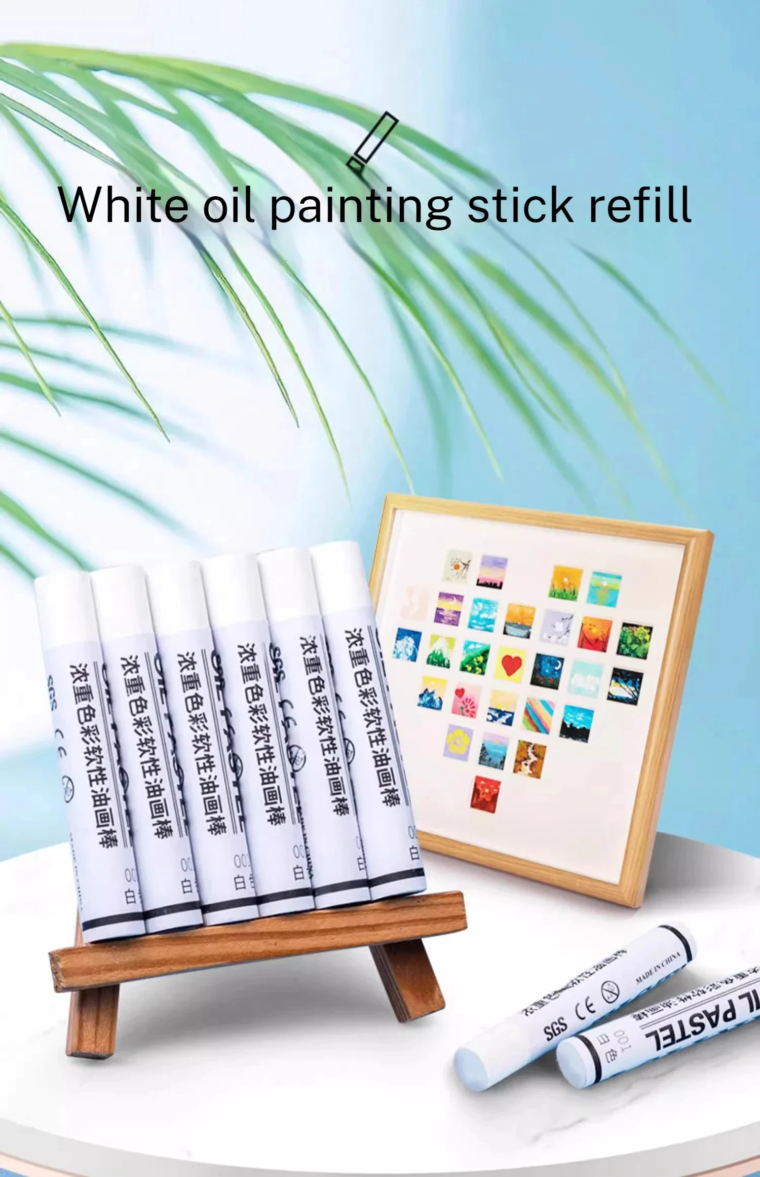 6/12 Pcs Artist Professional Painting Oil Pastel Stick Set White Color Soft Paint Graffiti Crayon Drawing Art Students Supplies