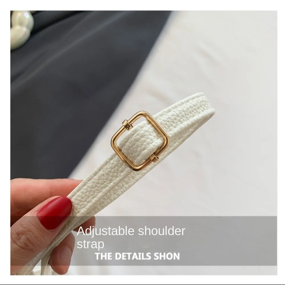 High Quality Fashion PU Leather Bag Solid Color Shoulder Crossbody Bag Cute Buckle Square Bag Hand Carry Small Bag Messenger Bag