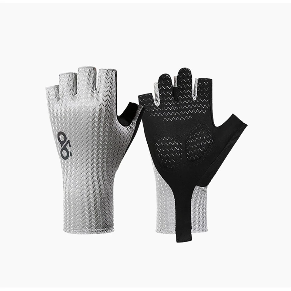 GTUBIKE Summer Breathable Half Finger Cycling Gloves Ultralight Road Bike Gloves Anti-Slip Silicone Pad Cooling Sport Gear