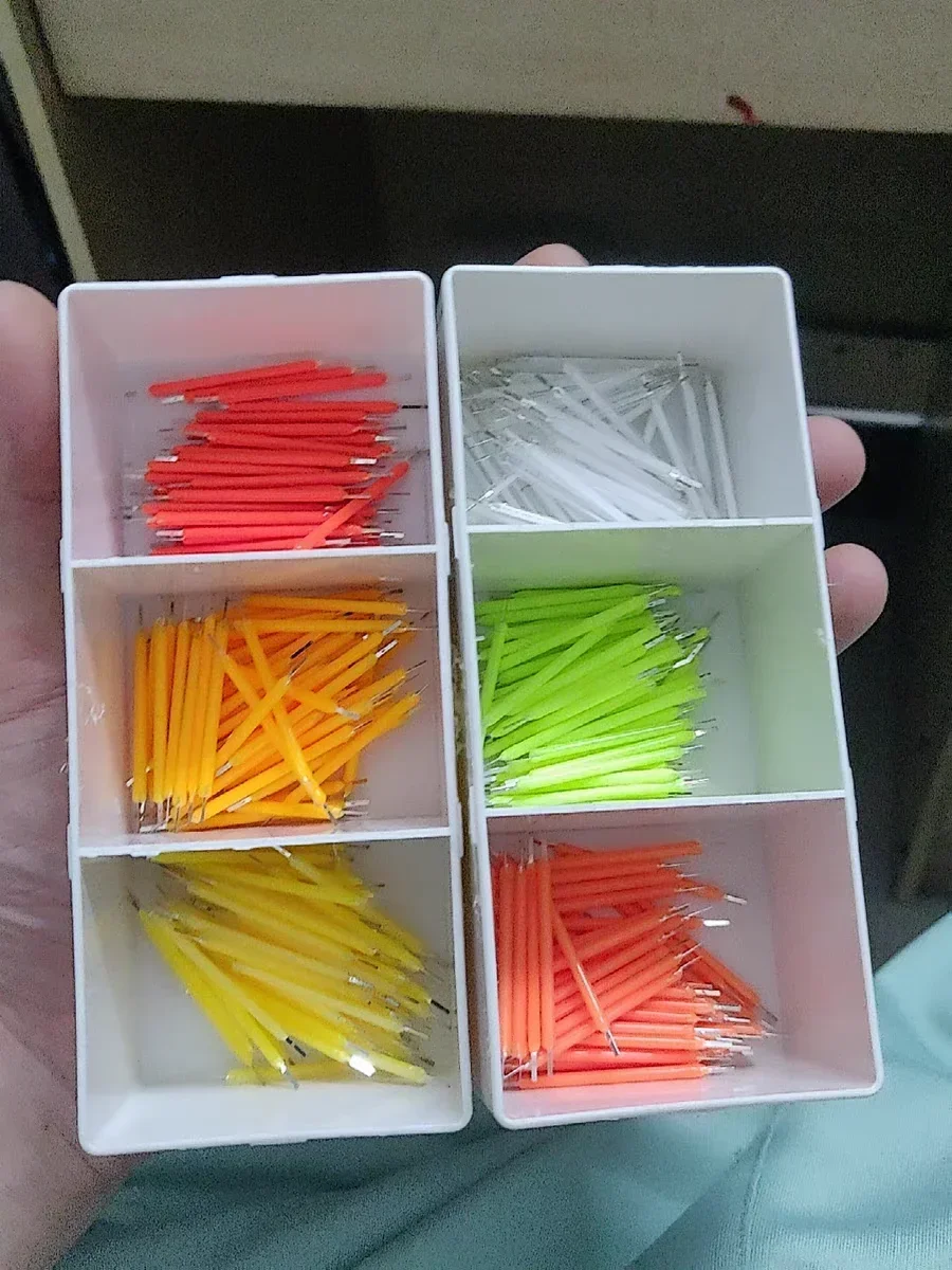 5~100PCS Per Box 3V 38mm LED Filament Multicolour COB Edison Bulb Lamp Incandescent Light Diodes Accessories Holiday Lighting