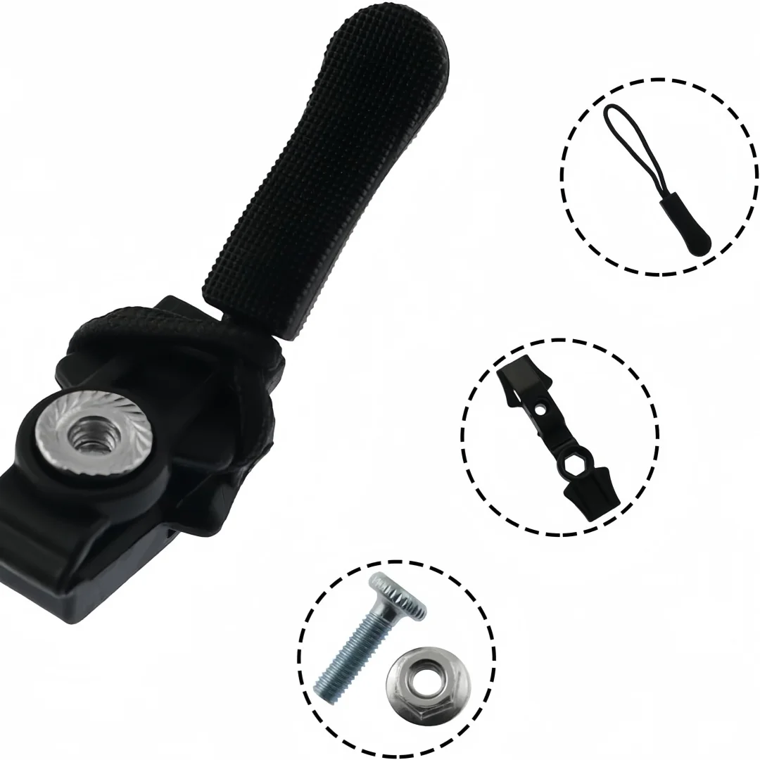 6/3pc Universal Zipper Lock Head Quick Installation Detachable Zipper Head for Jackets Luggage Bags Replacing Slider Lock Repair
