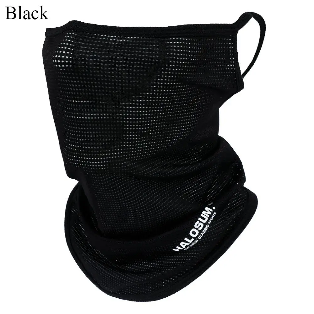 Full Face Mask Balaclava Breathable Sun UV Protection Summer Ice Silk Sun Protection Bike Mask Motorcycle Scarf Neck Gaiter
