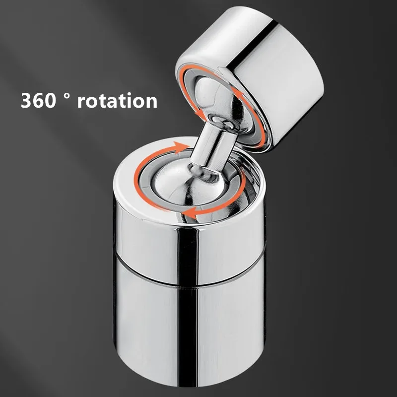 New 2 Mode Kitchen Faucet Spray Head Filter Adjustable 360° Rotary Splashback Tap Nozzle Bubbler Kitchen Sink Faucet Aerator