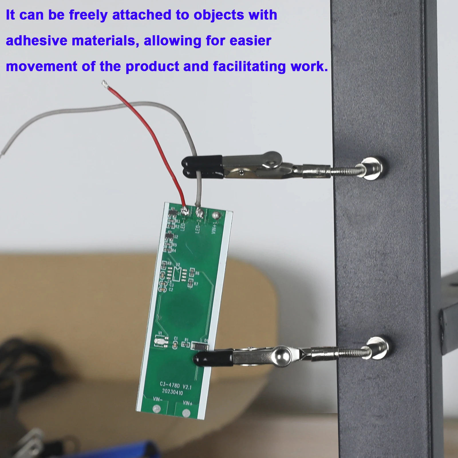 NEWACALOX Soldering Helping Hands 4 Magnetic Universal Flexible Arm Welding Assistant PCB Clamp Thir Hand Welding Repair Tools