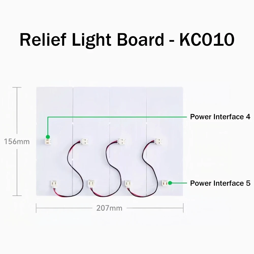 For Bambu Lab Led Lamp Kit 001 Hardware 3d Printing Parts Bambulab Light Kit Led Light Parts Model