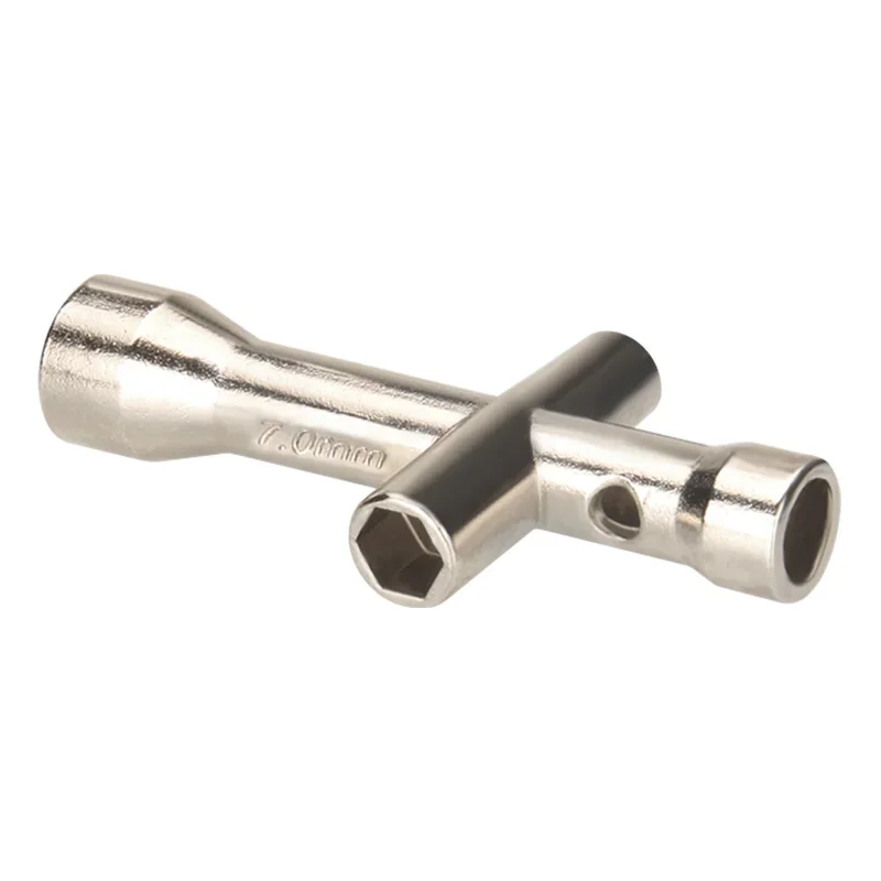 4 in 1 3D Printer Nozzle Tool M2 M2.5 M3 M4 Screw Nut Hexagonal Cross Wrench For E3D V5 V6 Bambu X1 P1 A1 Nozzle Mini Spanner