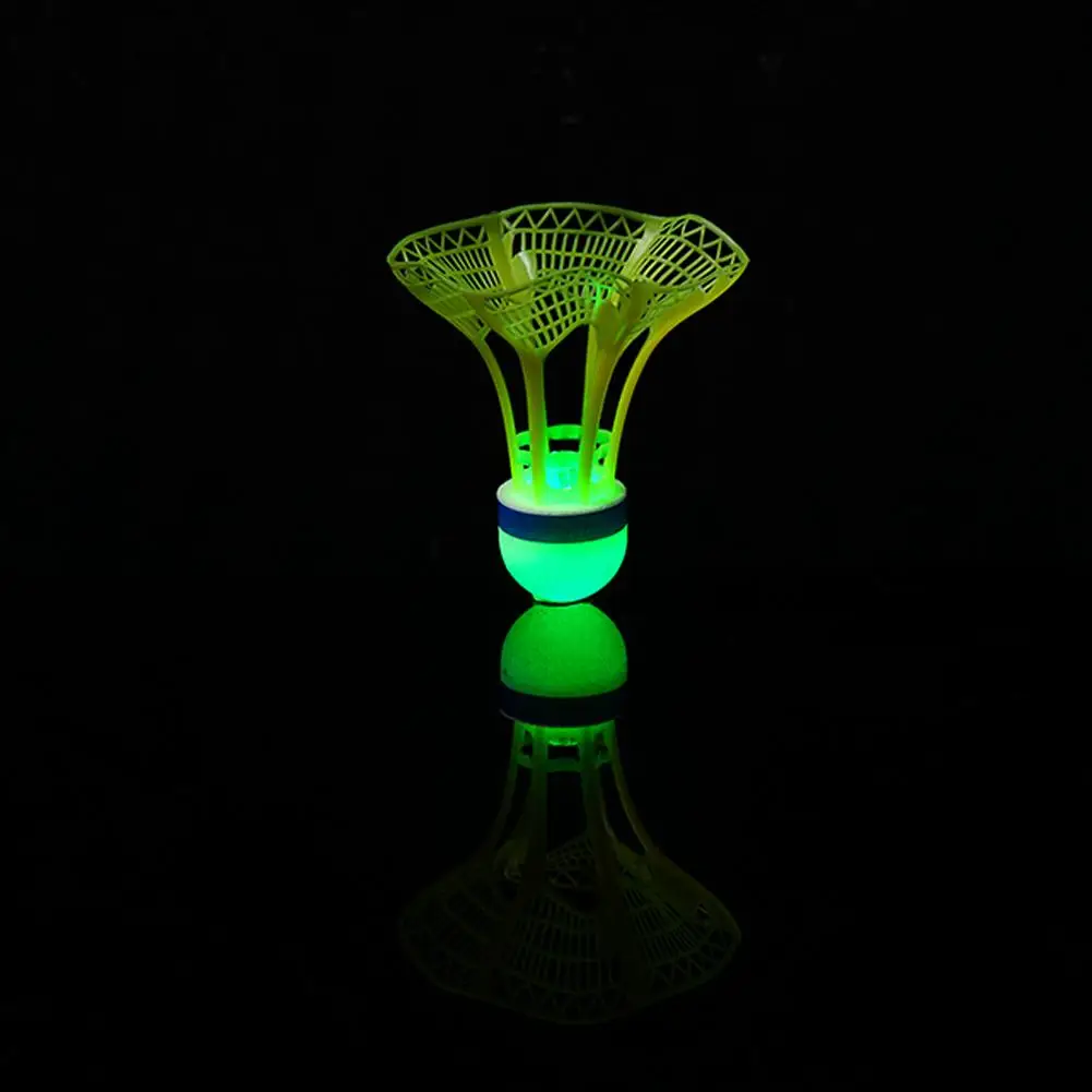 1/2/5 Pack LED Badminton Shuttlecocks -Lighting Glow In The Dark Badminton Birdies Badminton Practice Windproof Shuttlecocks
