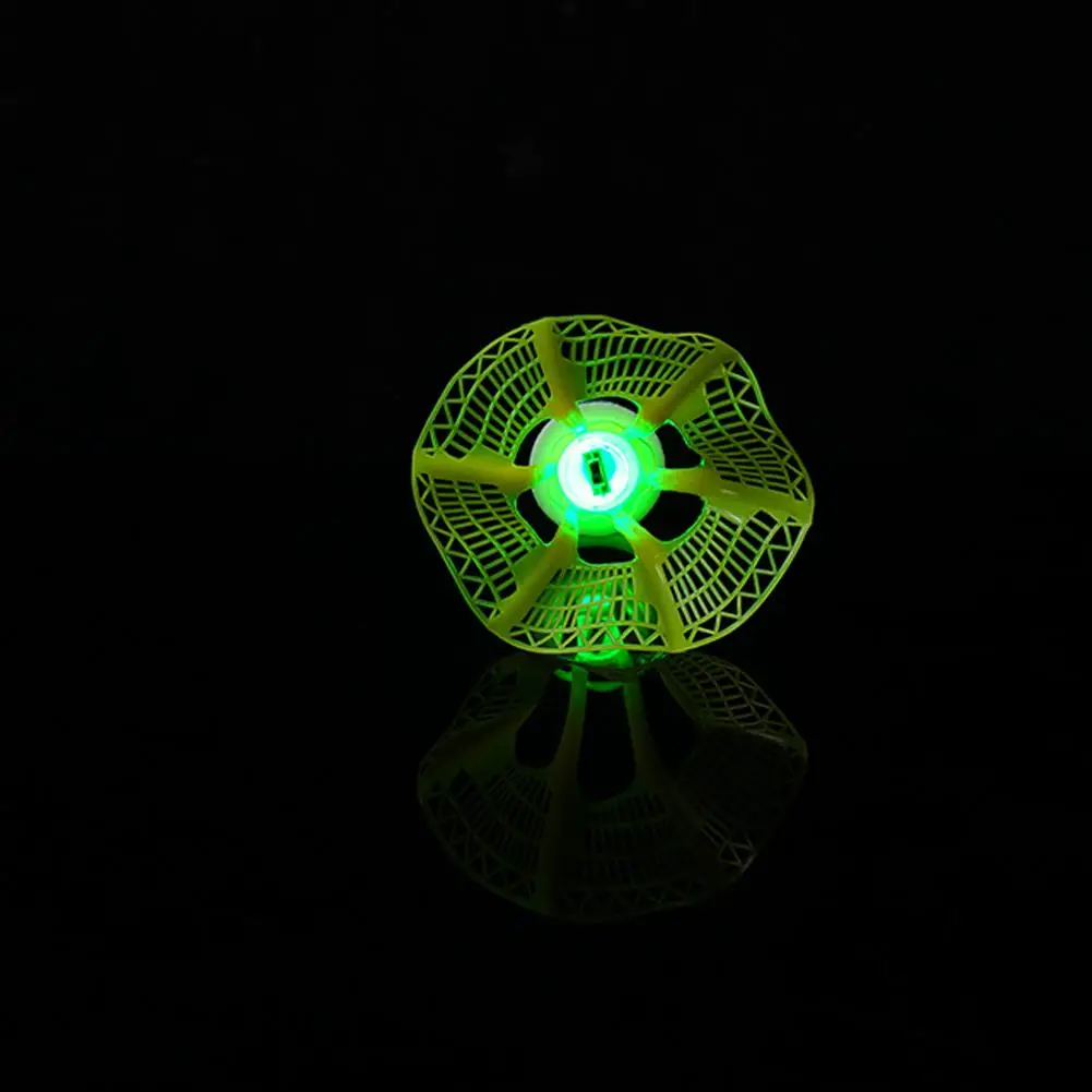 1/2/5 Pack LED Badminton Shuttlecocks -Lighting Glow In The Dark Badminton Birdies Badminton Practice Windproof Shuttlecocks