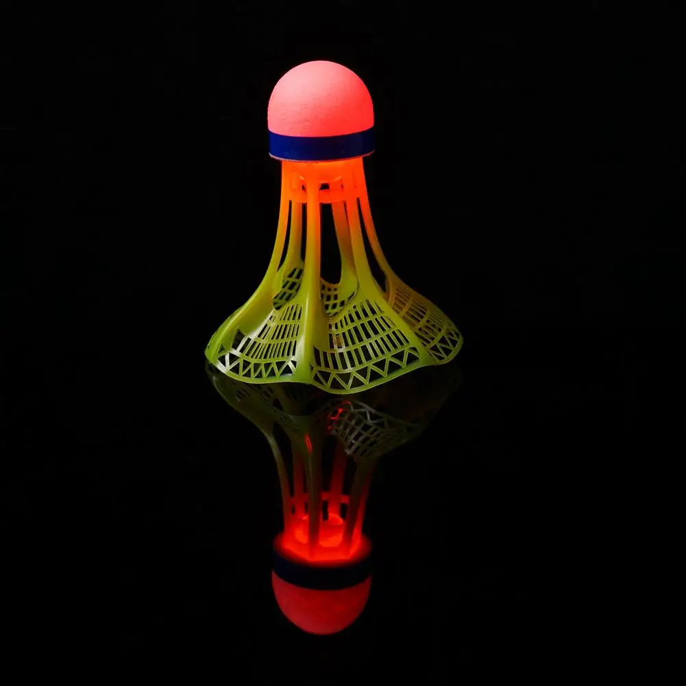 1/2/5 Pack LED Badminton Shuttlecocks -Lighting Glow In The Dark Badminton Birdies Badminton Practice Windproof Shuttlecocks