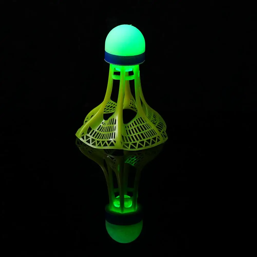 1/2/5 Pack LED Badminton Shuttlecocks -Lighting Glow In The Dark Badminton Birdies Badminton Practice Windproof Shuttlecocks