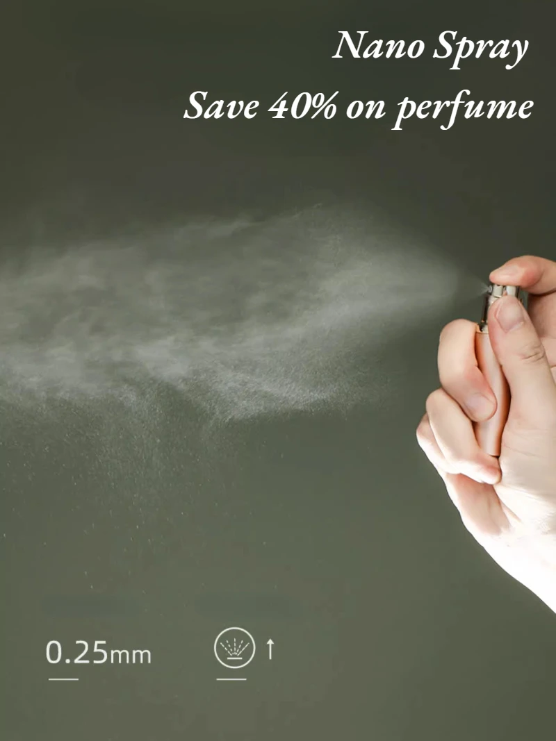 10ml 5ml Mini Bottom Filling Perfume Spray Dispenser Bottles Cosmetic Refillable Spray Atomizer Portable Liquid Container Bottle