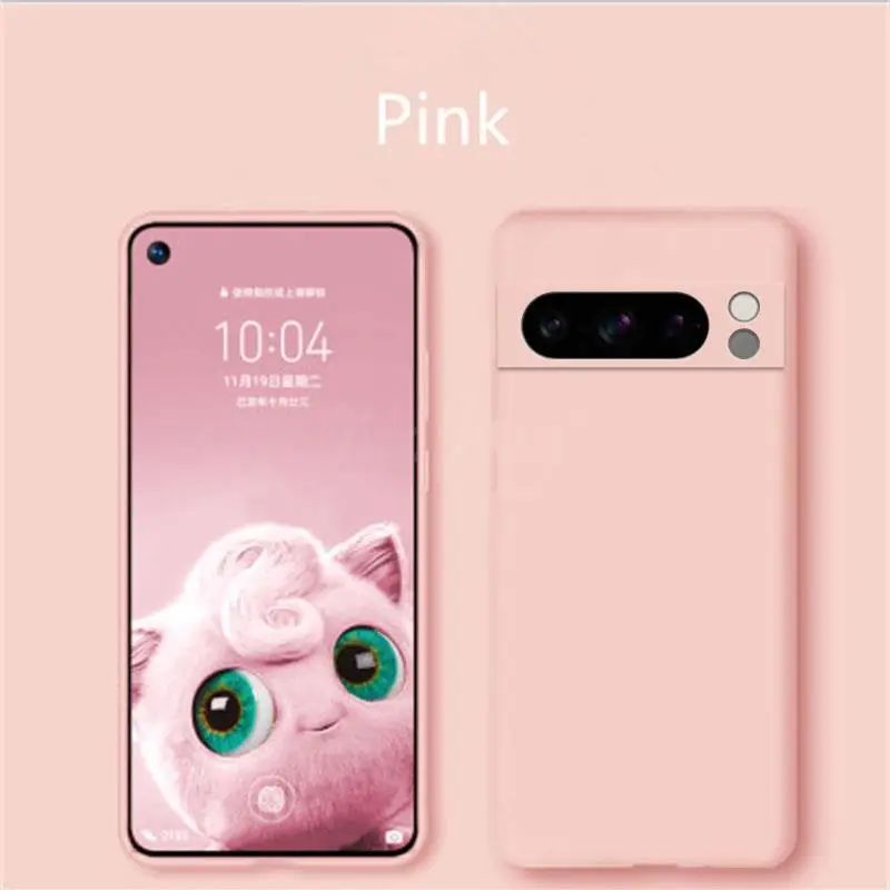 For Google Pixel 8 Pro Case Pixel 11 Pro Cover Liquid Silicone Rubber Protector TPU Case Pixel 11 10 9 8 Pro XL 8A 7A 7 6A 6 Pro