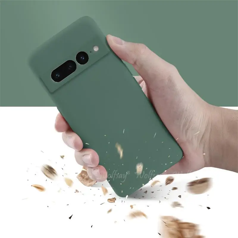 For Google Pixel 8 Pro Case Pixel 11 Pro Cover Liquid Silicone Rubber Protector TPU Case Pixel 11 10 9 8 Pro XL 8A 7A 7 6A 6 Pro