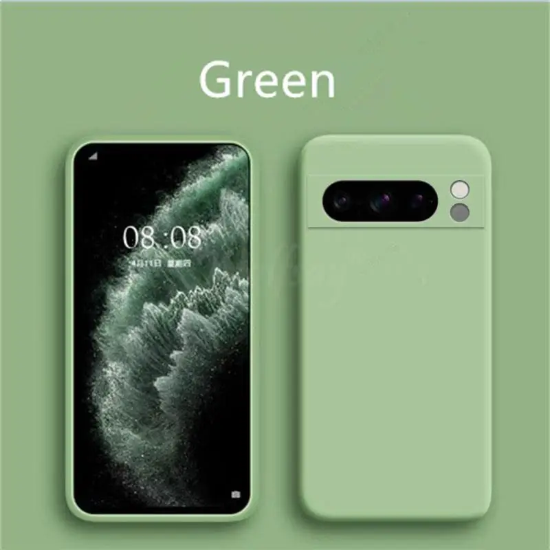 For Google Pixel 8 Pro Case Pixel 11 Pro Cover Liquid Silicone Rubber Protector TPU Case Pixel 11 10 9 8 Pro XL 8A 7A 7 6A 6 Pro