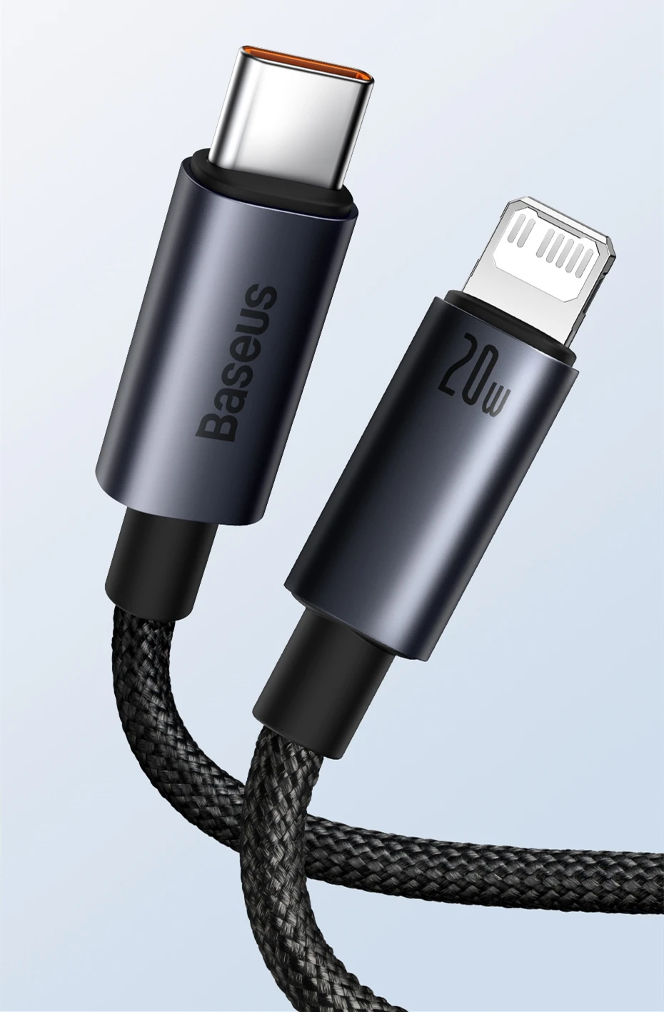 Baseus USB Cable For iPhone 13 12 11 pro max iPhone USB Cable Fast Charging For iPhone X XR 8 USB Type C to lightning Cable