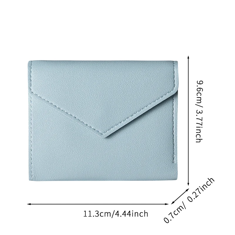 New ladies purse fashion simple short wallet multi-card multifunctional coin purse