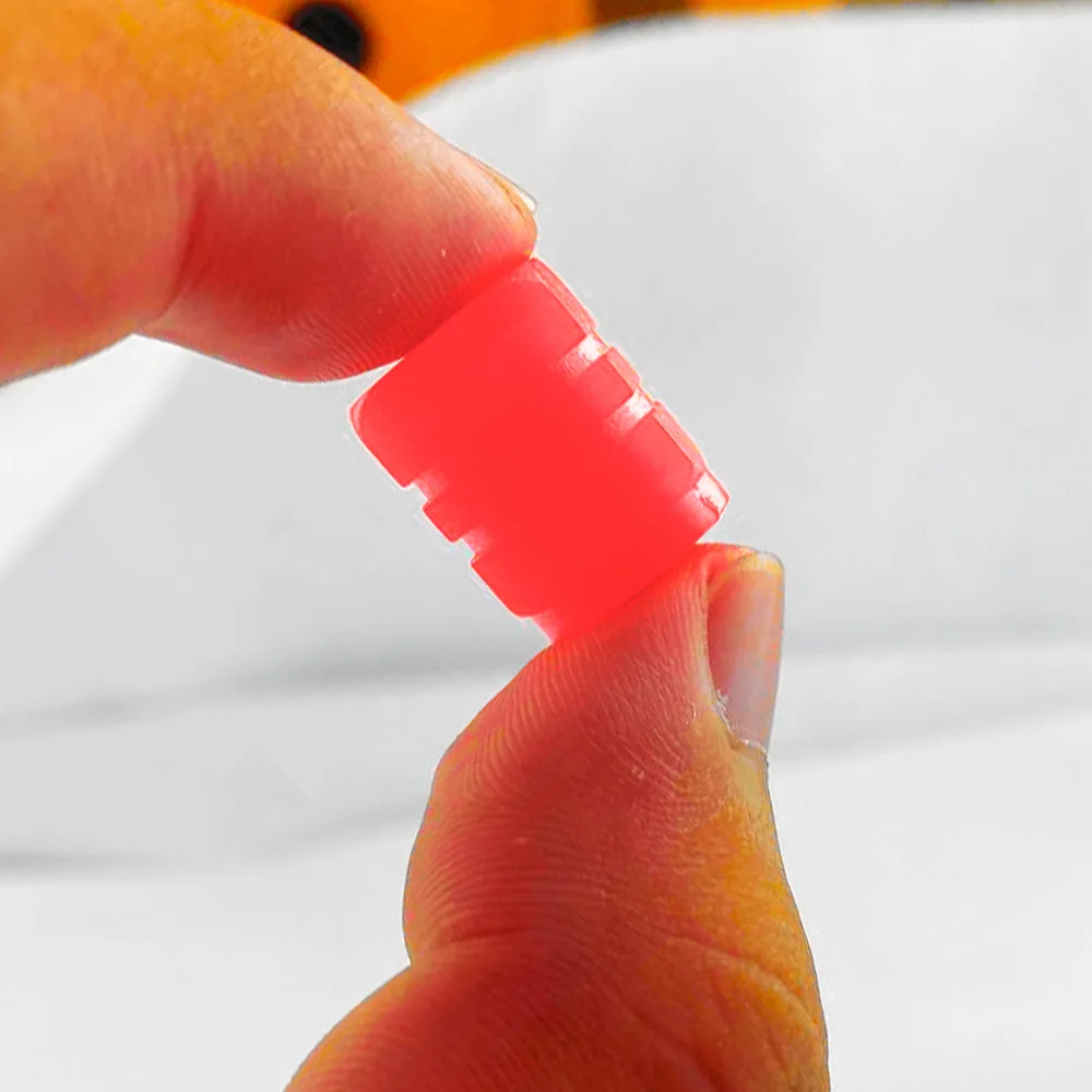 Luminous Valve Caps Fluorescent Night Car Tire Valve Caps Motorcycle Bike Glowing Decor Wheel Nozzles Tyre Cap Car Accessories