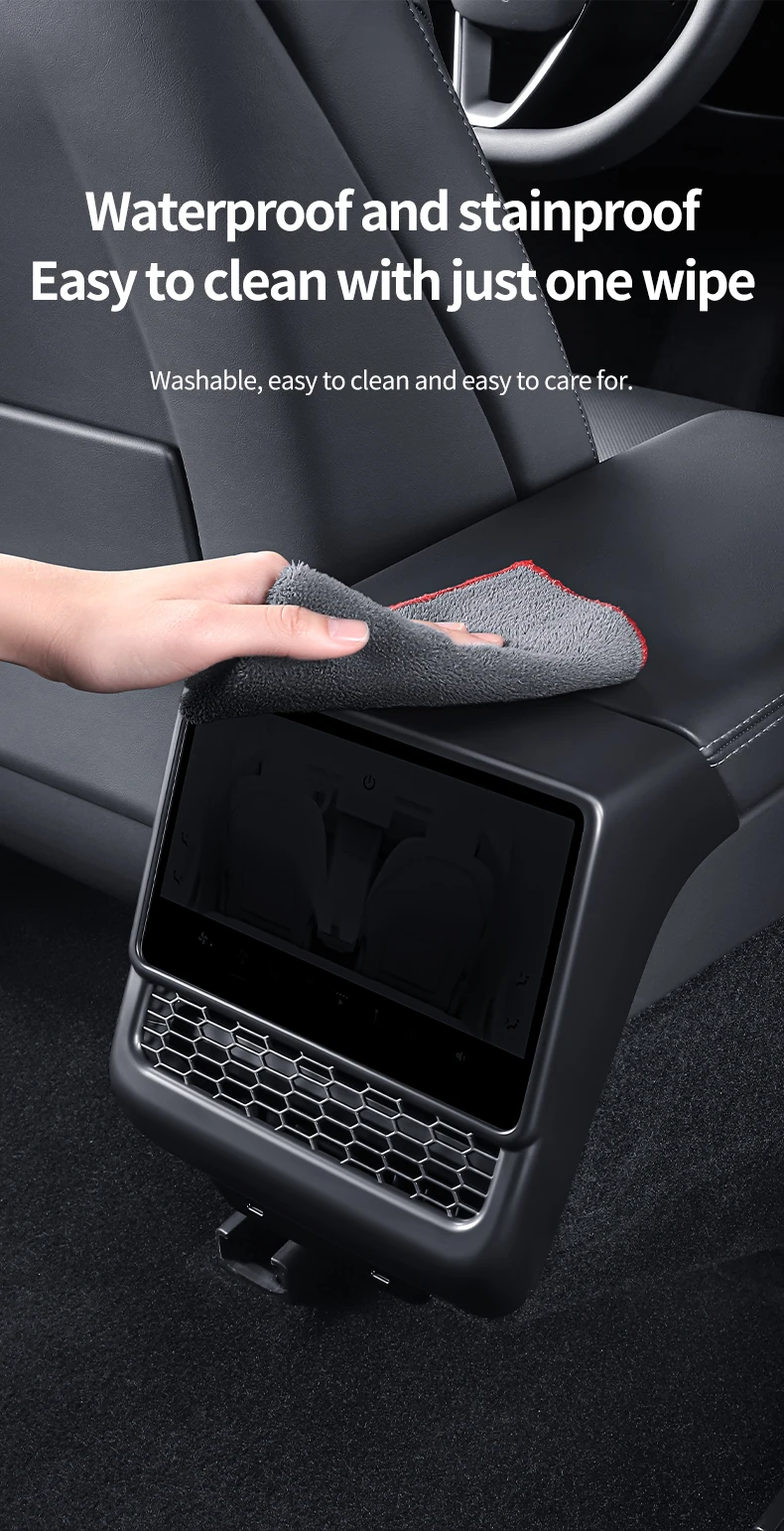 YZ For Tesla Model 3/Y Highland Juniper Rear Center Console Air Outlet Cover Vent Outlet Dust Cover Car Styling Accessories