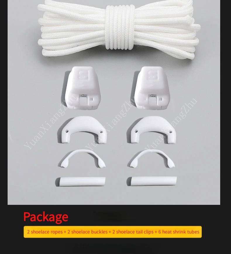 New No tie Shoe laces Round Tennis Laces Without ties Adult Kids Quality Running Sneakers Shoelaces Black White Shoes Accesories
