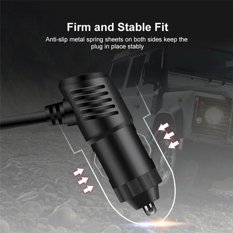 3 in 1 USB Type C Socket 120W Car Cigarette Lighter Splitter 12V 24V Fast Charger Phone Power Adapter for Car DVR GPS Dashcam