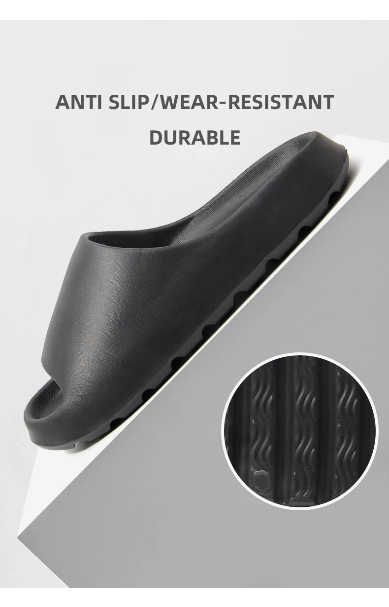 Men's EVA Home Bathroom Anti Slip Slippers(Product Does Not Come with Packaging Box)