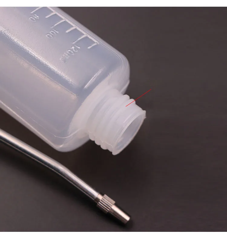 120ML Sewing Machine Oil Bottle Iron Spout with Cap Plastic Long Nozzle Storage Pot Oiler Oil Dispenser Sewing Accessories