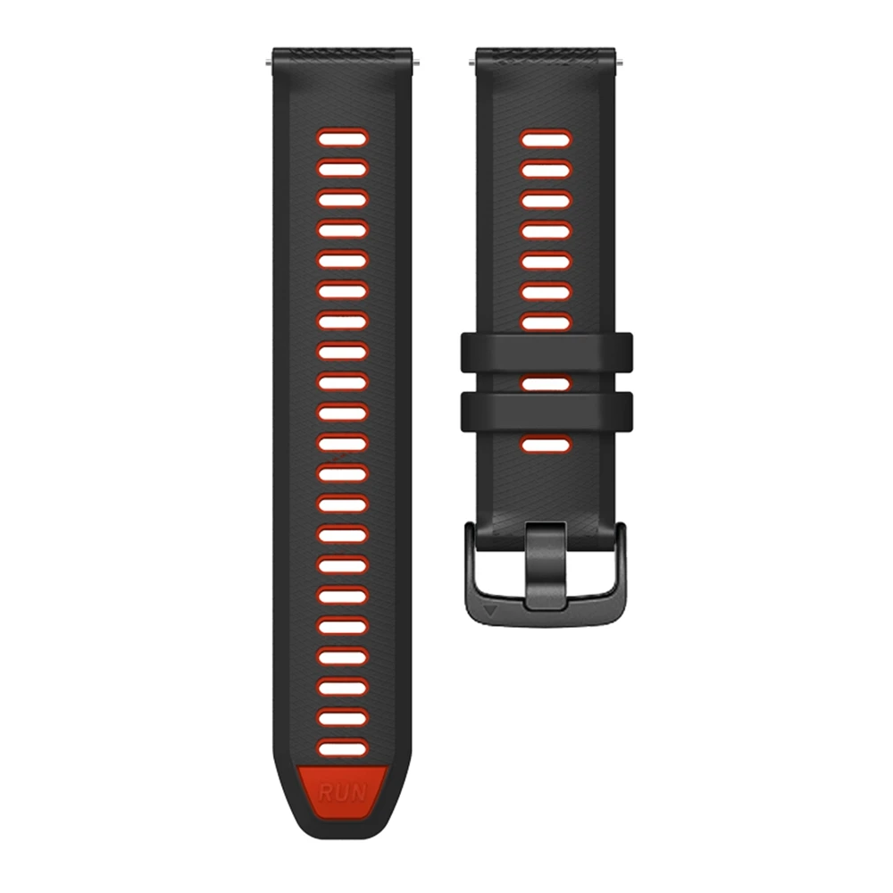 Universal 22mm Sports Silicone Strap For Garmin Forerunner 265 255 Music band For Vivoactive 4/Venu 2 45MM Bracelet Watchband