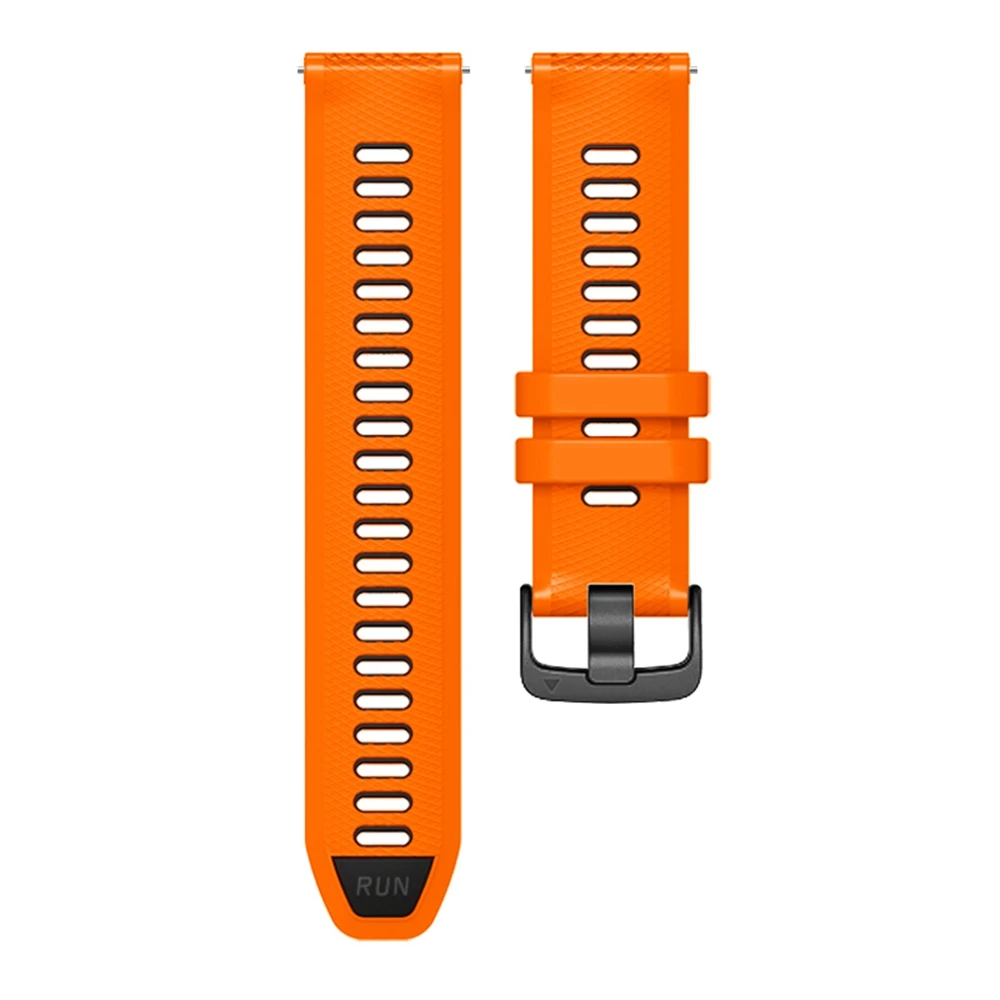 Universal 22mm Sports Silicone Strap For Garmin Forerunner 265 255 Music band For Vivoactive 4/Venu 2 45MM Bracelet Watchband
