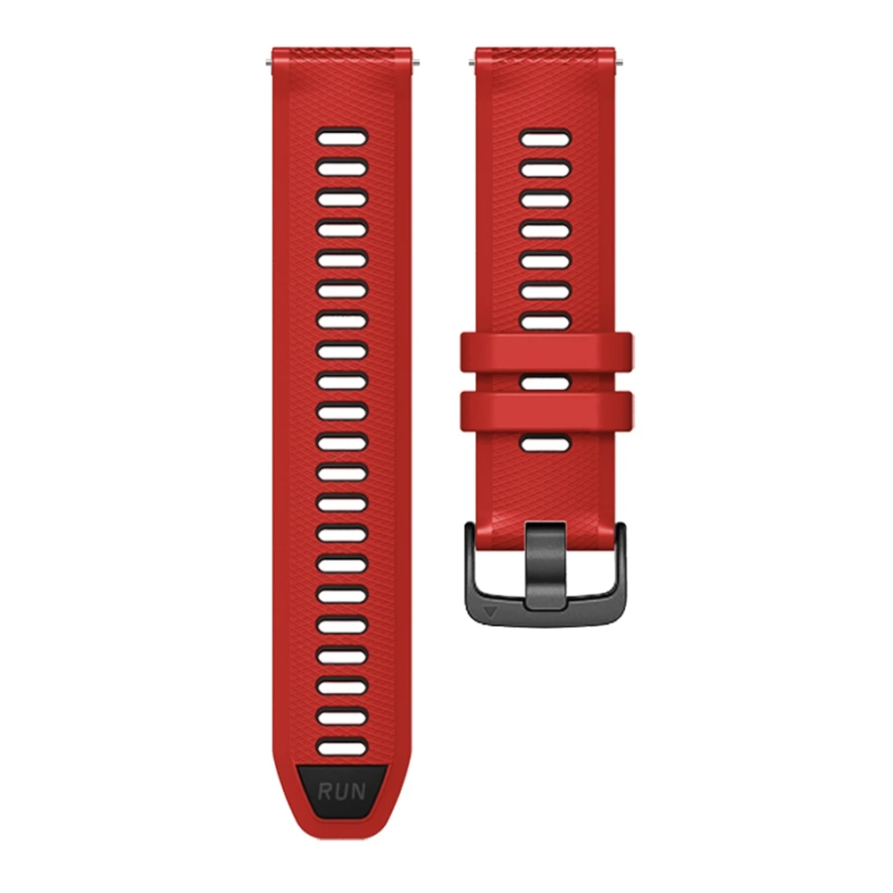 Universal 22mm Sports Silicone Strap For Garmin Forerunner 265 255 Music band For Vivoactive 4/Venu 2 45MM Bracelet Watchband