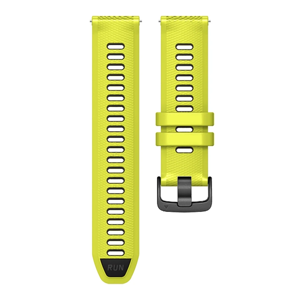 Universal 22mm Sports Silicone Strap For Garmin Forerunner 265 255 Music band For Vivoactive 4/Venu 2 45MM Bracelet Watchband