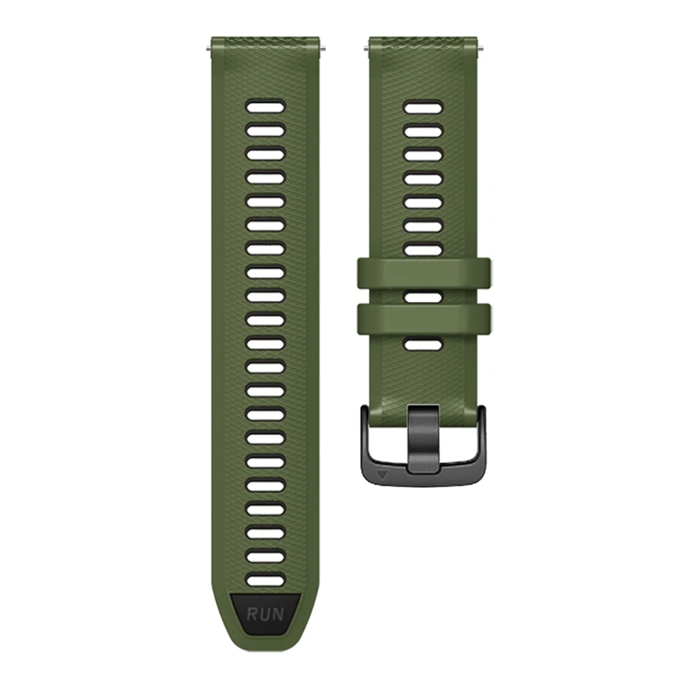 Universal 22mm Sports Silicone Strap For Garmin Forerunner 265 255 Music band For Vivoactive 4/Venu 2 45MM Bracelet Watchband