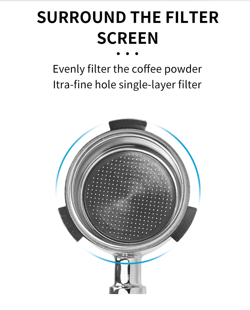Coffee Bottomless Portafilter 51mm Naked For Delonghi EC680 EC685 EC200 Filter Basket Espresso Machine Accessories Barista Tools