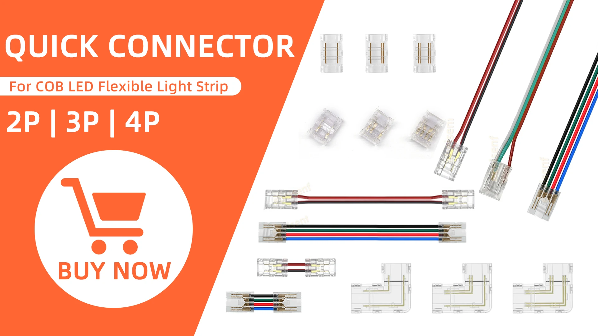 5/10M 22AWG 2-6Pin LED Strip Extension Wire Cord Color Cable For 3528 5050 RGB RGBW CCT DIY Cabinet LED Light Strip Accessories