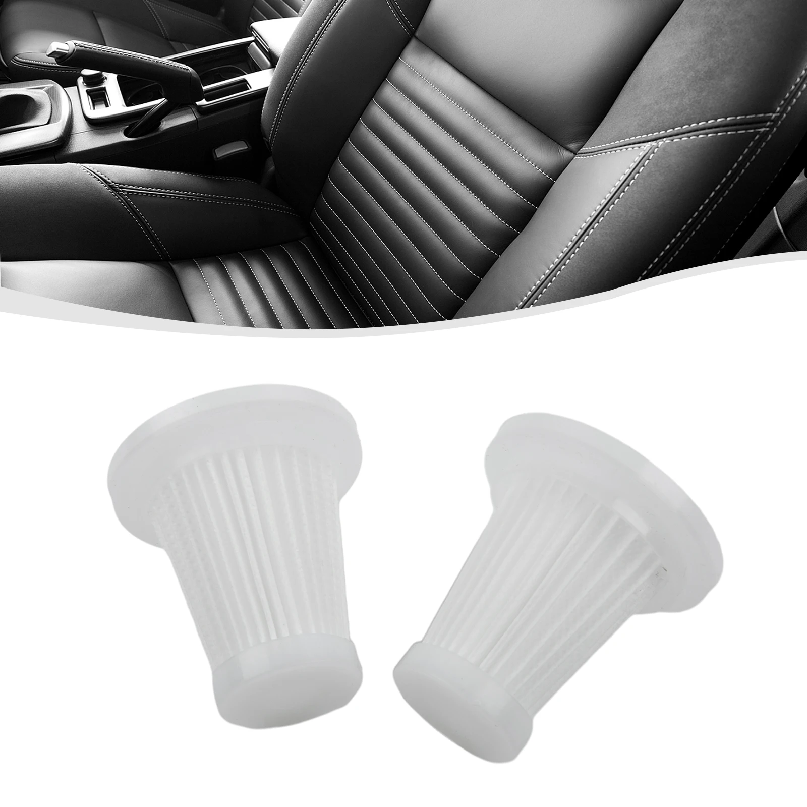 2/3/5/10/20 pcs Reusable Car Vacuum Cleaner Replace Accessories Washable Filters Handheld Vacuum Cleaner Accessories Reusable