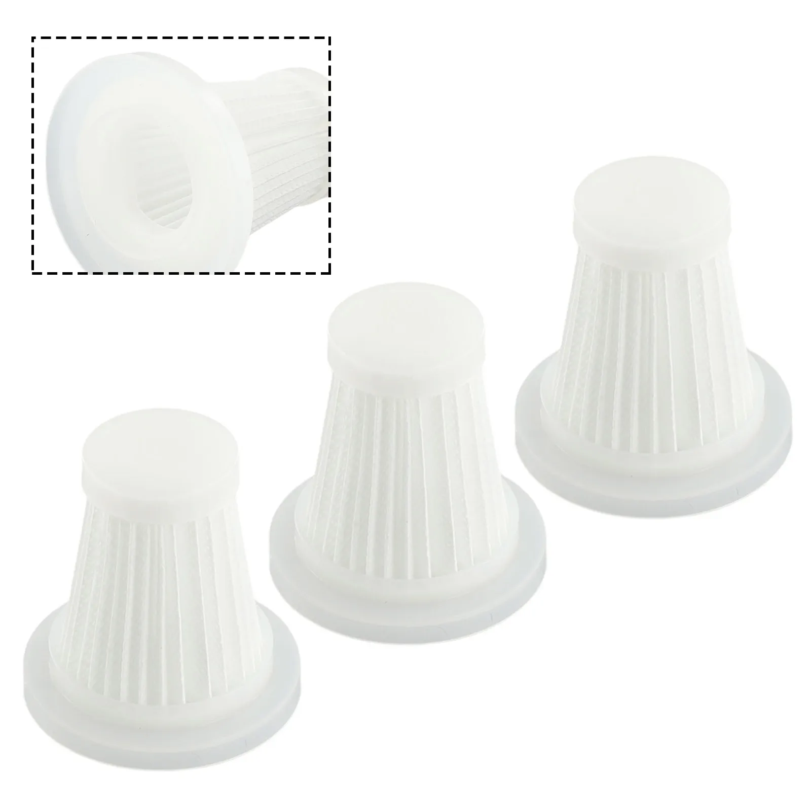2/3/5/10/20 pcs Reusable Car Vacuum Cleaner Replace Accessories Washable Filters Handheld Vacuum Cleaner Accessories Reusable