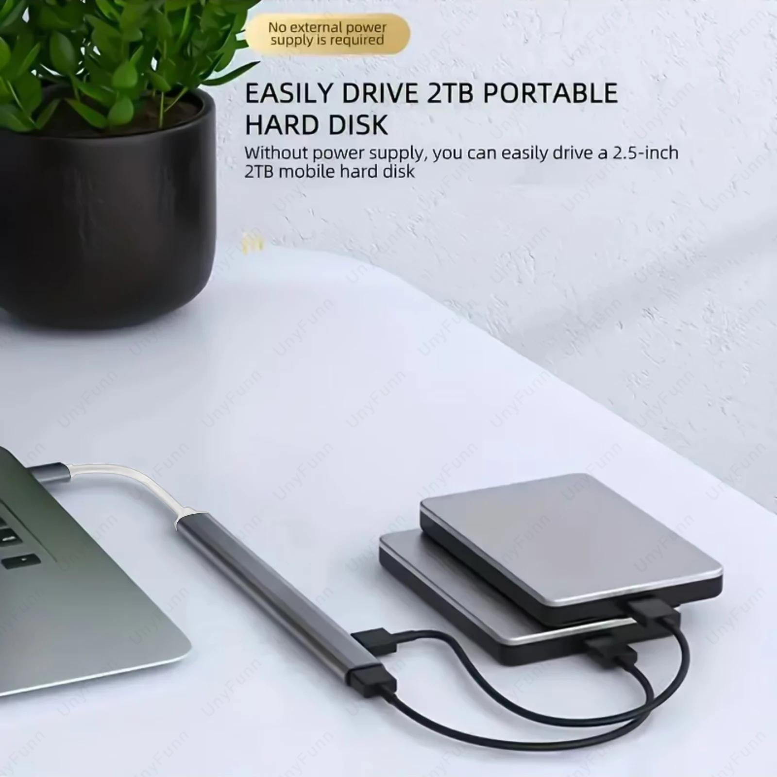 7 Ports USB HUB USB C USB 3.0 HUB 7-in-1 Type C Multi-port USB Splitter OTG Adapter USB Adapter for Macbook Pro Air PC Laptop