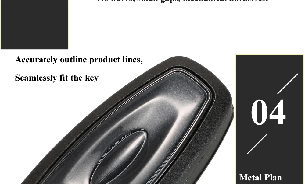 jingyuqin Flip Folding Remote Key Shell Car Key Cover 3 Buttons For Ford Focus Mondeo Fiesta 2013 Fob Auto Case With HU101 Blade