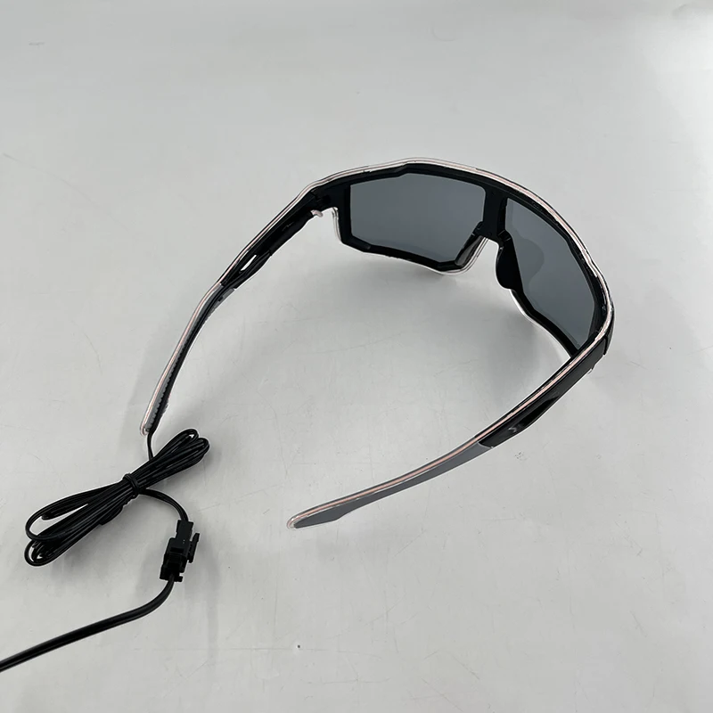 1PC Light Up LED Glasses Glow Sunglasses EL Wire Neon Glasses Glow in The Dark Party Supplies Neon Party Favors for Adults