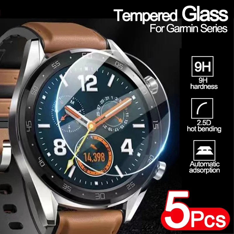 Tempered Glass for Garmin Fenix 8 7 7S 7X 6 6S 6X Pro Sapphire HD Screen Protectors Film for Fenix 8 43/47/51mm 7S 7X Smartwatch